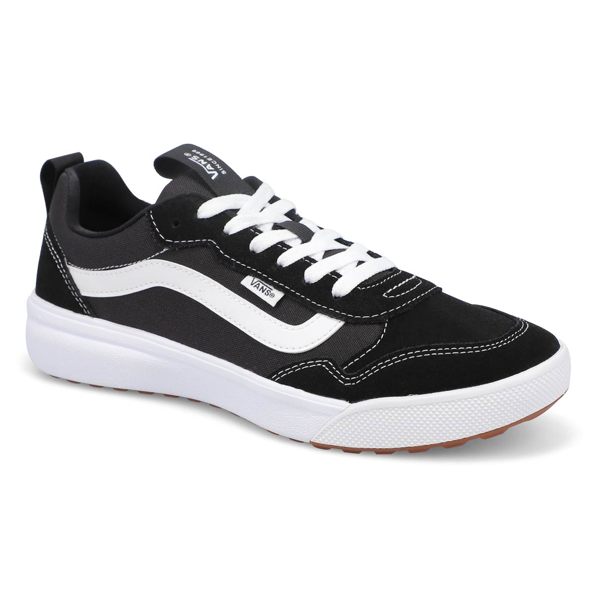 Vans, Men's Range EXP Lace Up Sneaker - Black White