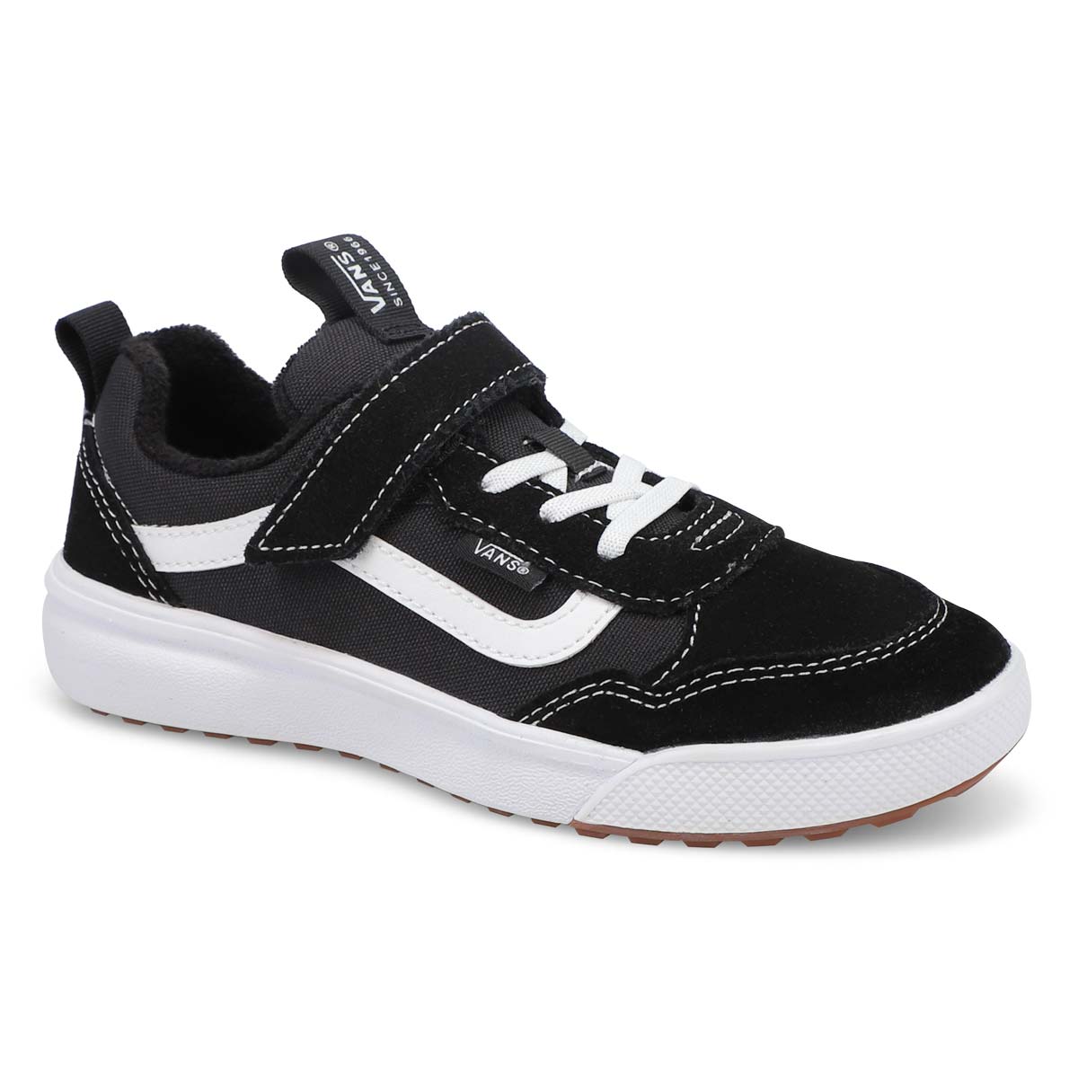 Vans, Boys' Range EXP V Sneaker - Black White