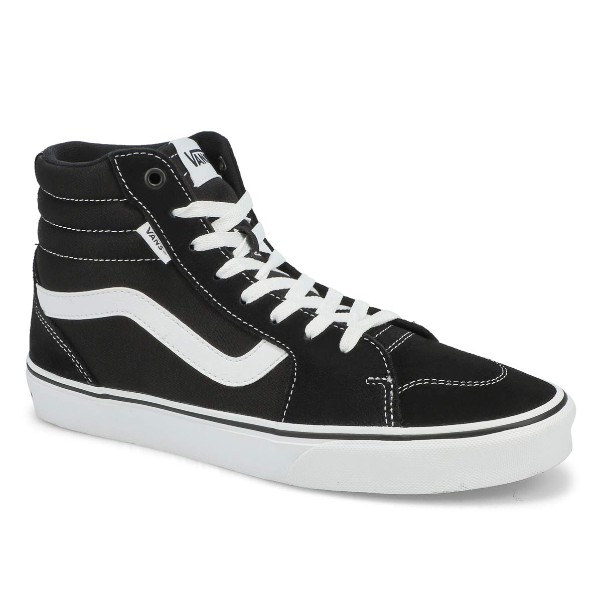 Vans, Men's Filmore Hi Lace Up Sneaker - Black White