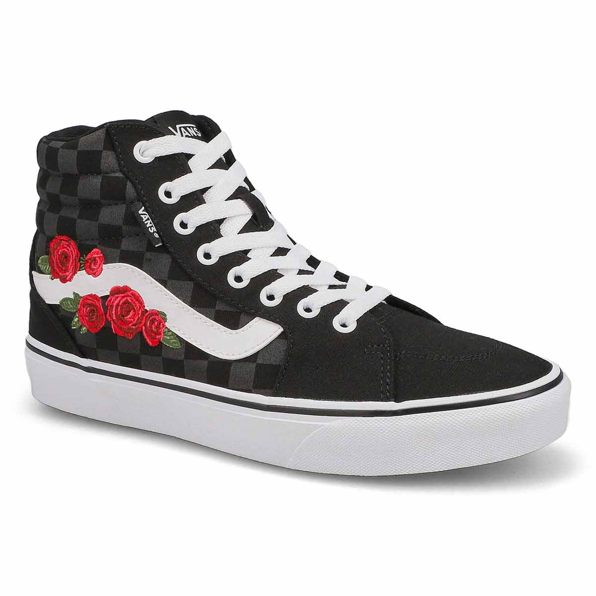 Vans, Women's Filmore Hi Sneaker- Black Rose