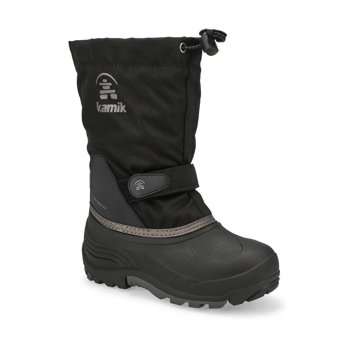 Kamik, Boys' Waterbug 5 Waterproof Winter Boot - Black Charcoal