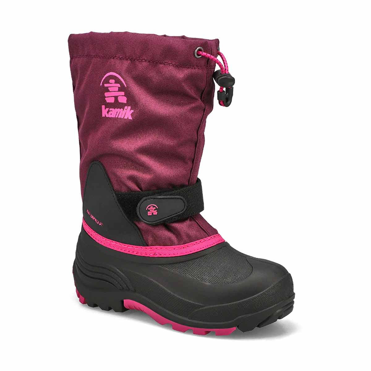 Kamik, Girls' Waterbug 5 Waterproof Winter Boot - Grape