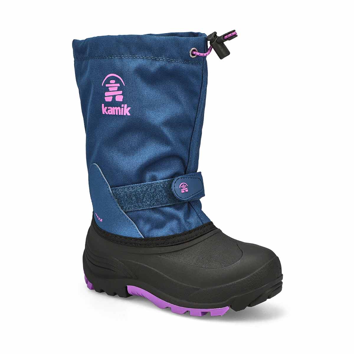 Kamik, Kids' Waterbug 5 Waterproof Winter Boot - Light Navy Purple