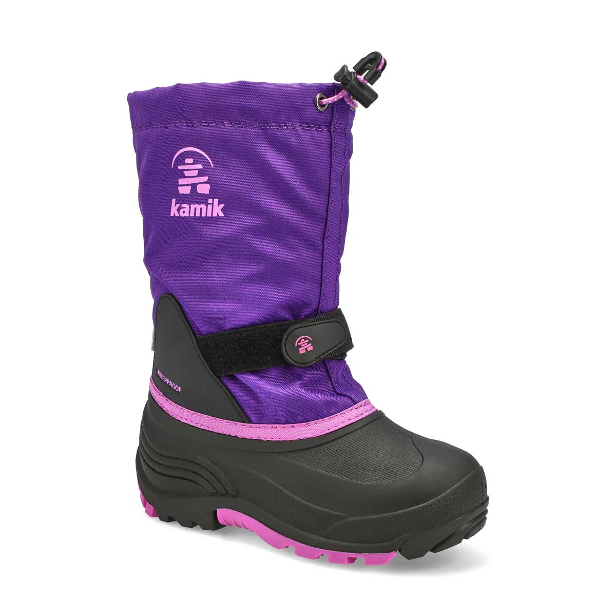 Kamik, Girls' Waterbug 5 Waterproof Winter Boot - Purple