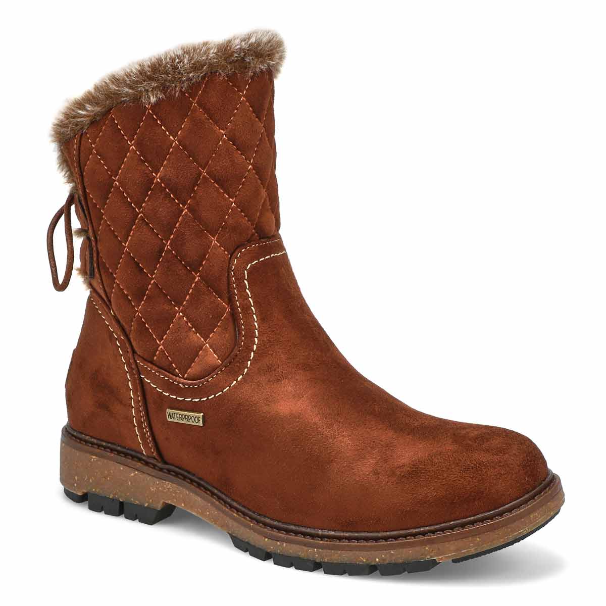 SoftMoc, Women's Waylon 01 Vegan Waterproof Boot - Brown