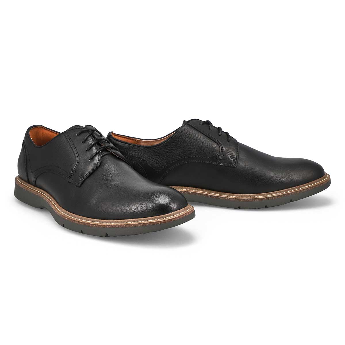 Mens Wembly Casual Lace Up Oxford - Black