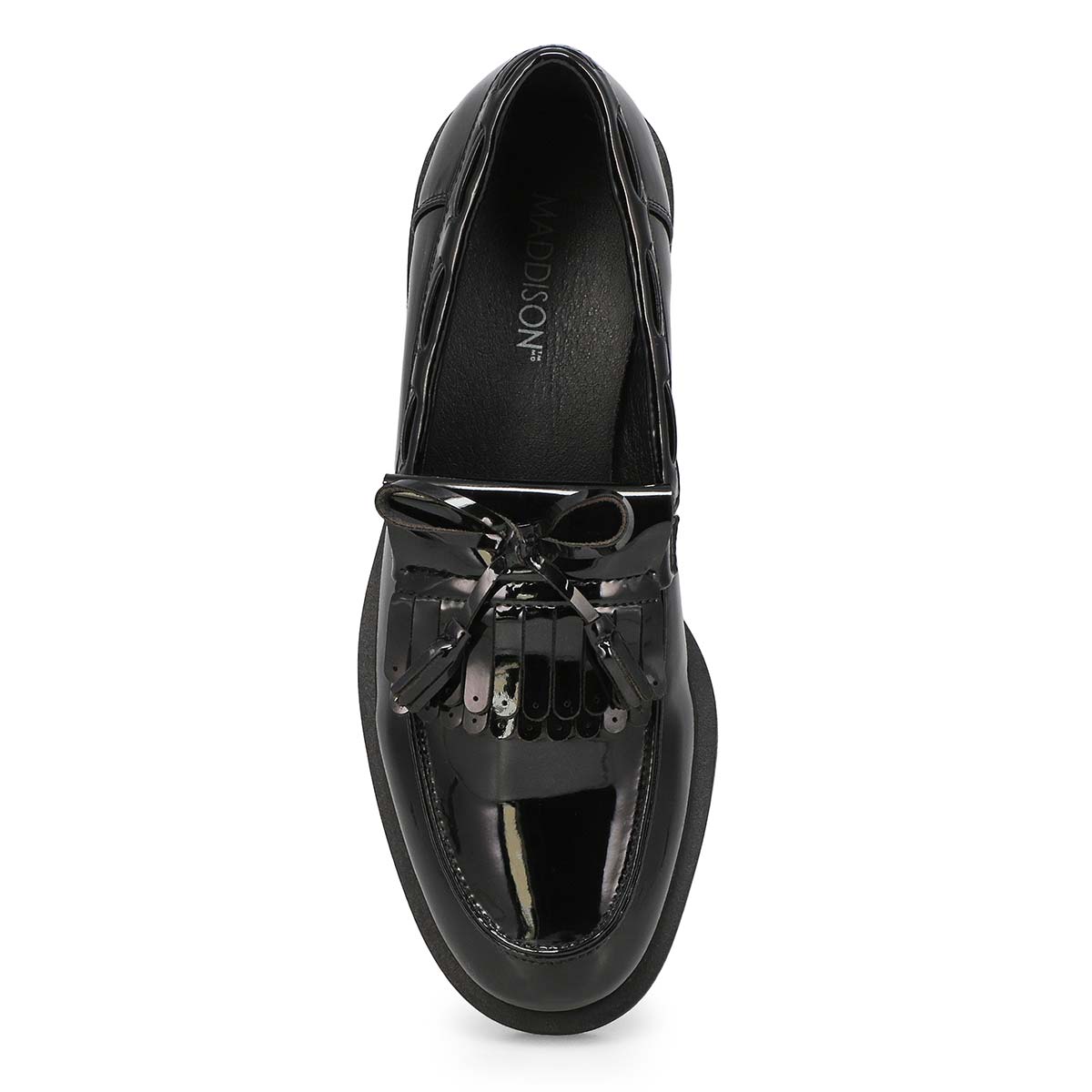 Womens Wendy Tailored Slipon Shawl Loafer - Black Patent