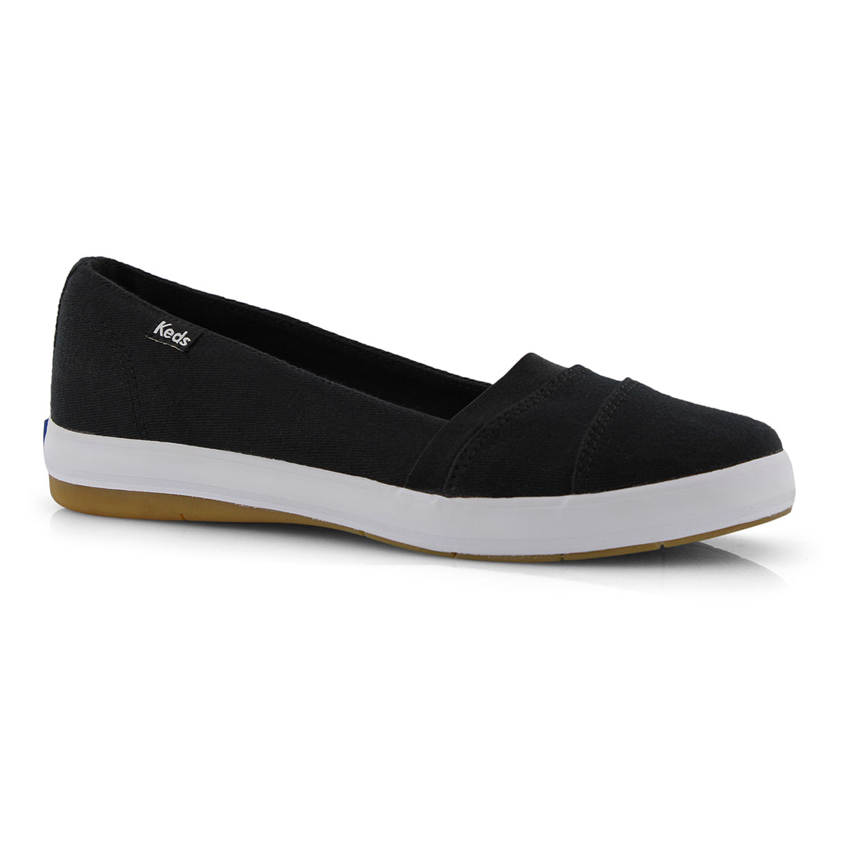 keds black slip on sneakers