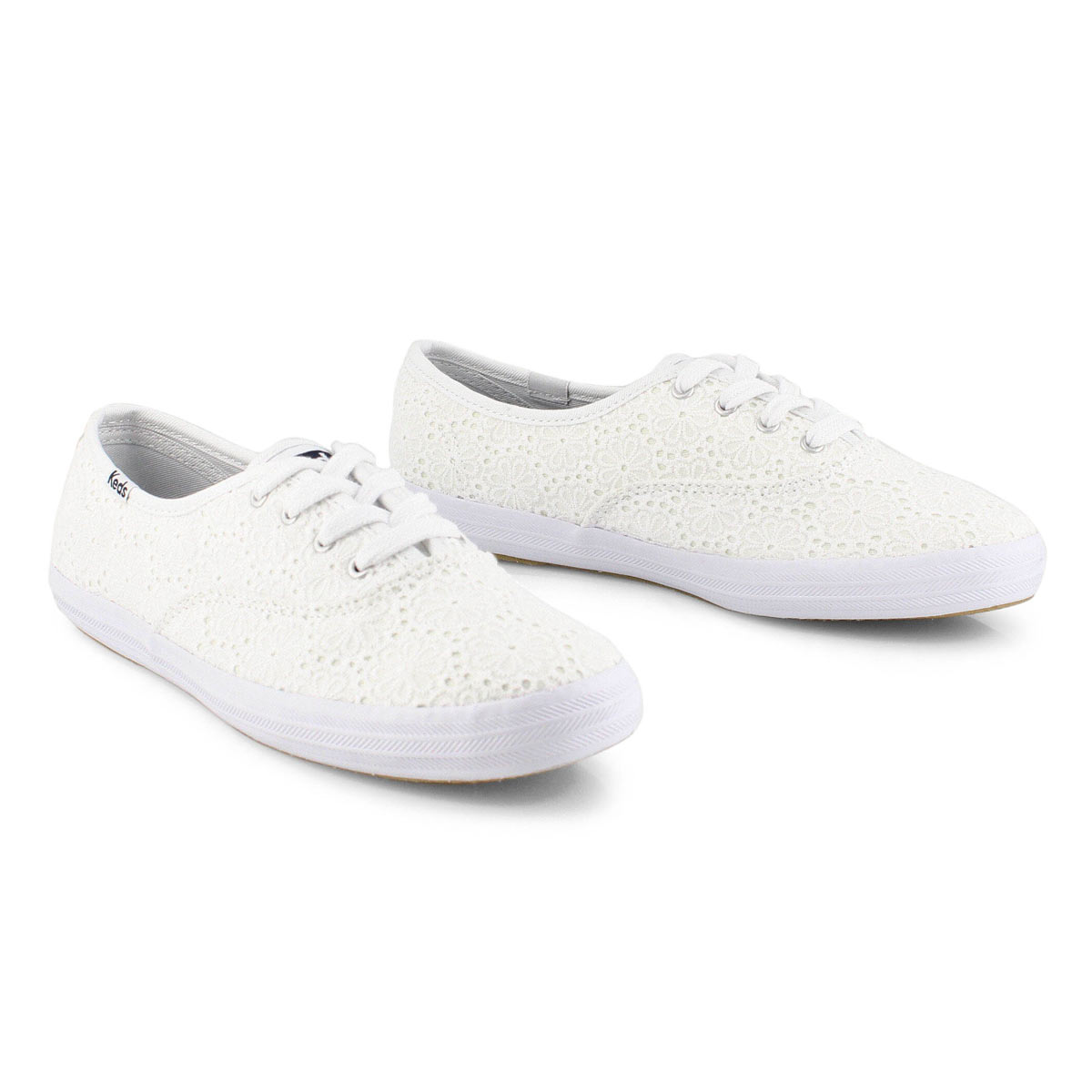 Keds Women's Champion Daisy Sneaker - White | SoftMoc.com