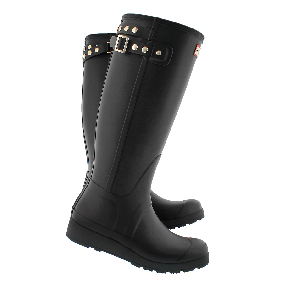 black rain boots women