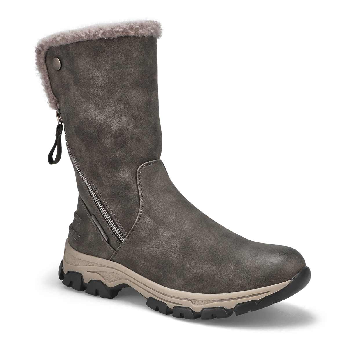 SoftMoc, Botte imperméable végane WYNDY 05, gris, femmes