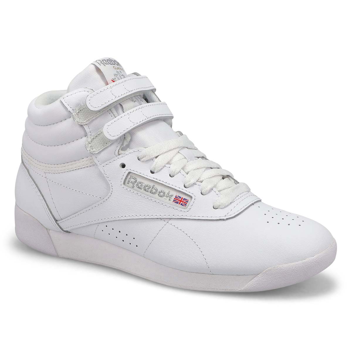 Reebok Women's Freestyle Hi Sneaker -White/Si