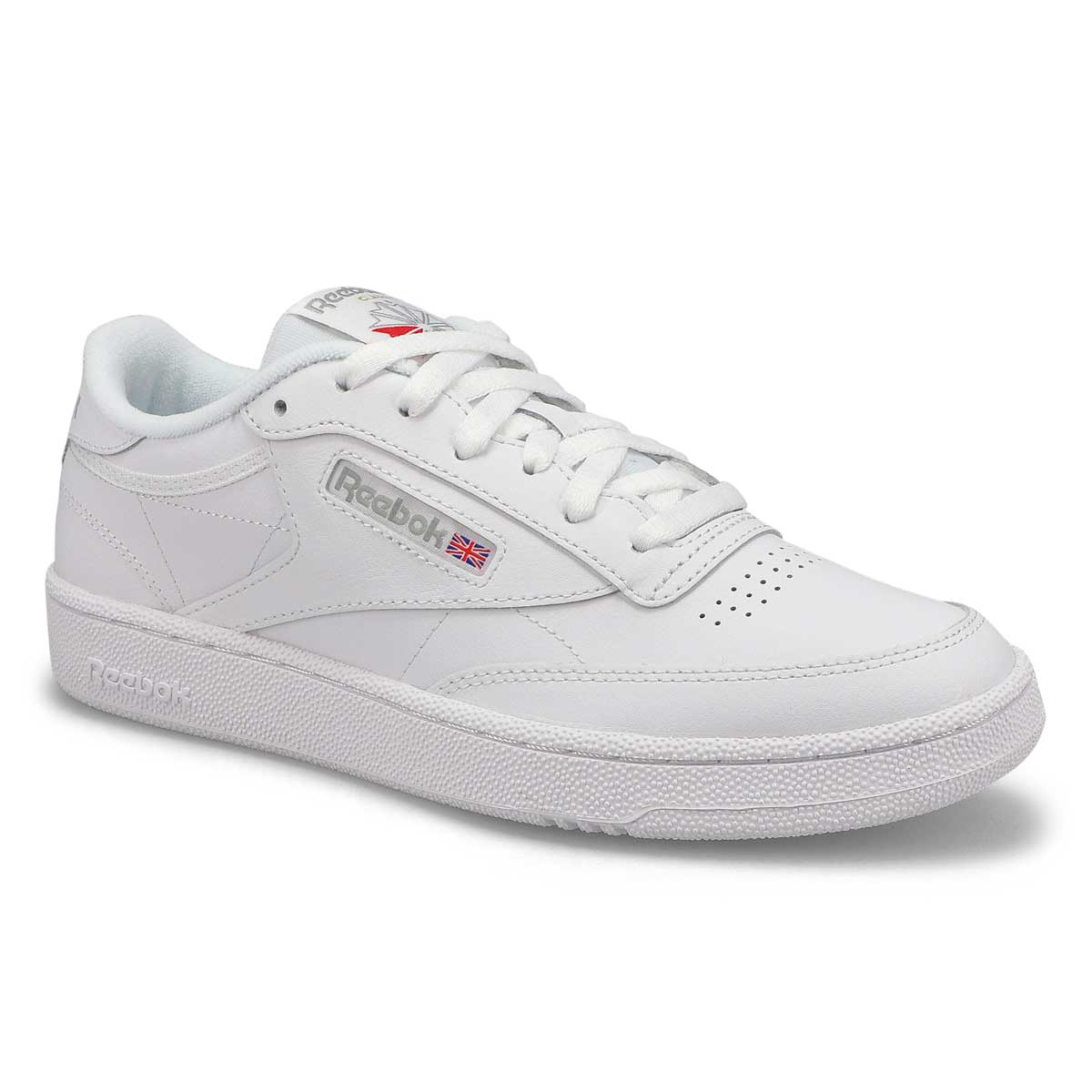 Men's Club C 85 Lace Up Sneaker - White/Grey