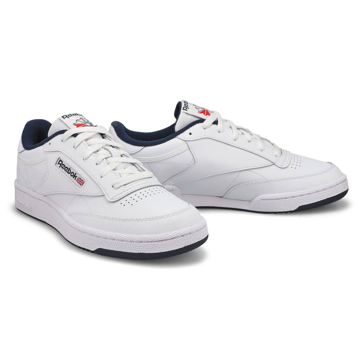 Men's Club C 85 Lace Up Sneaker - White/Navy