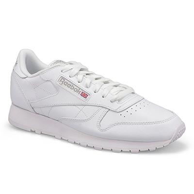 Mns Classic Leather Sneaker - White/Grey