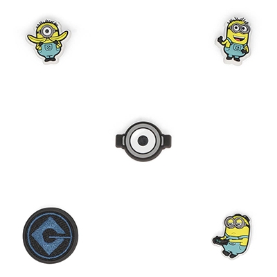 Ensemble de 5 breloques Jibbitz Minions