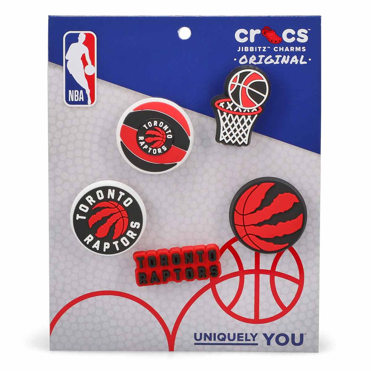 Jibbitz Toronto Raptors 5 Pack