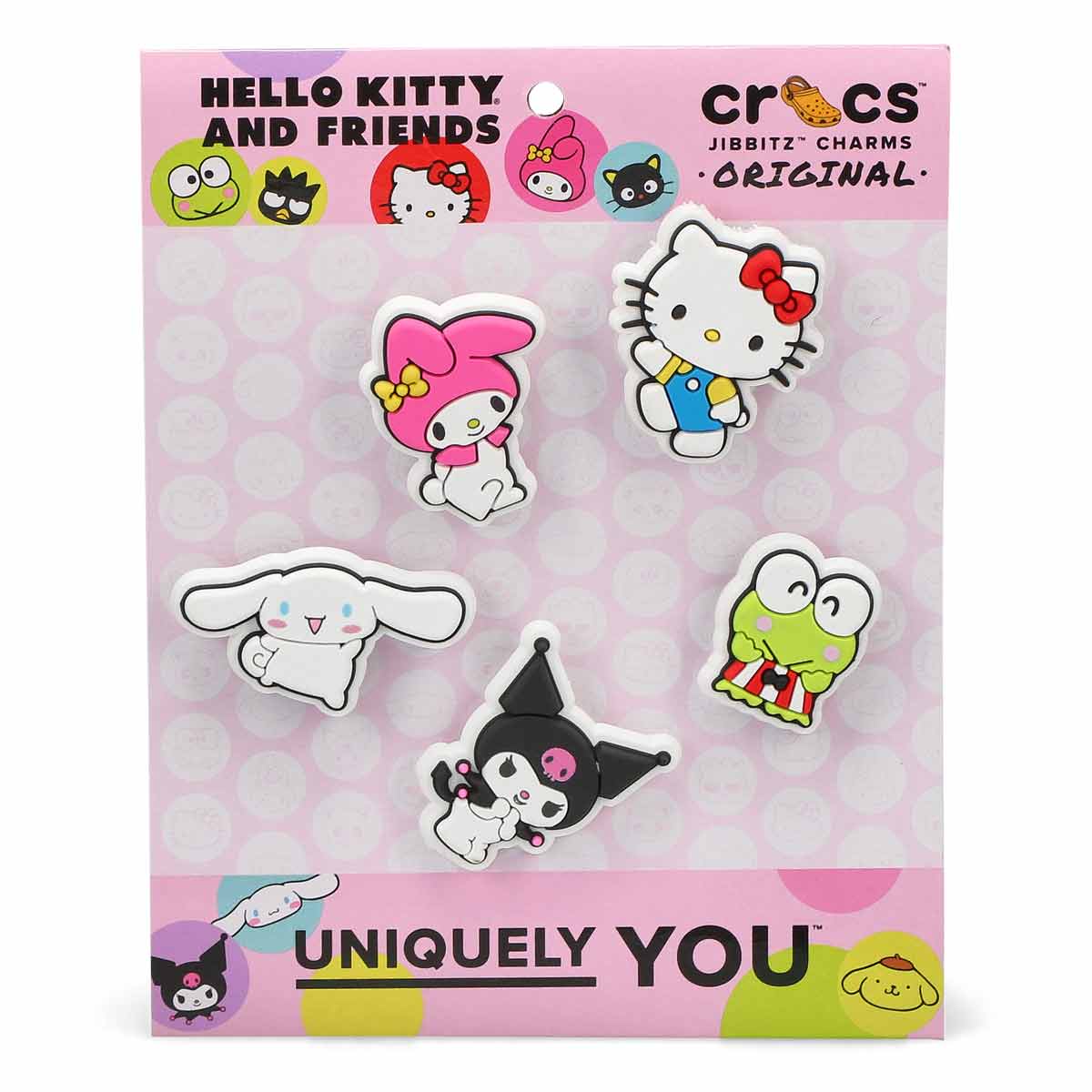 Ensemble de breloques Jibbitz HELLO KITTY - 5 pièces