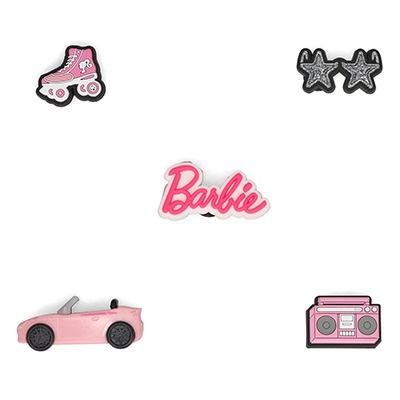 Ensemble de breloques Jibbitz Barbie 2 - 5 pièces