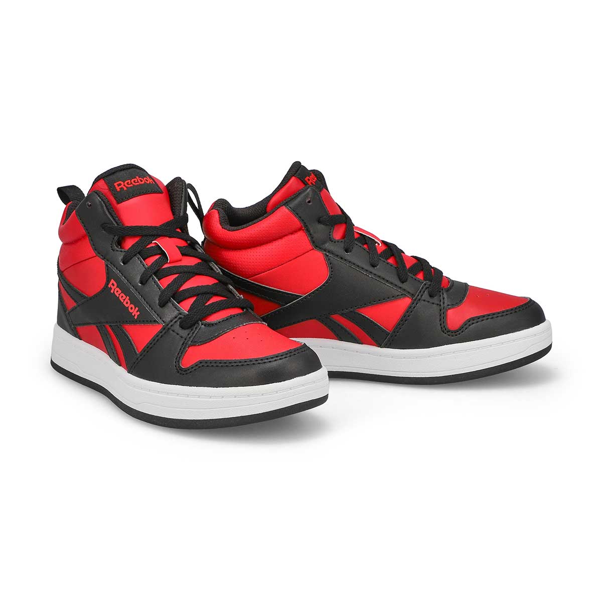 Baskets hautes ROYAL PRIME 2.0 MID, rouge vecteur/noir/blanc, enfants