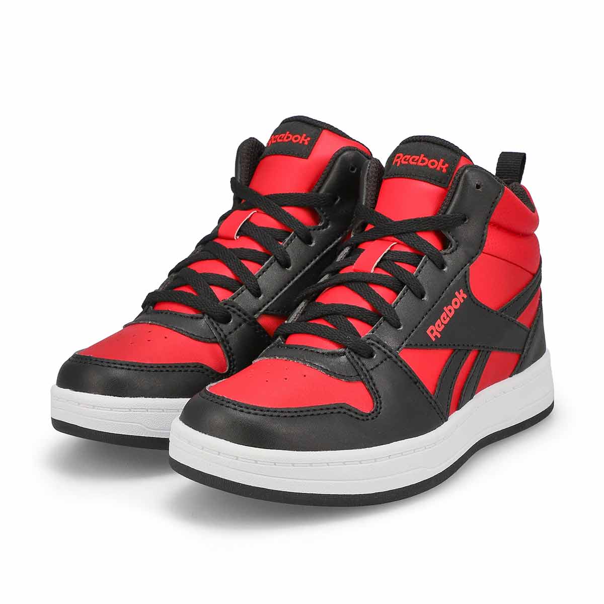 Baskets hautes ROYAL PRIME 2.0 MID, rouge vecteur/noir/blanc, enfants