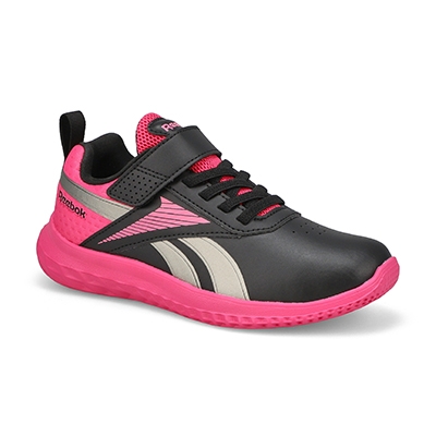 Kds Rush Runner 5.0 Lace Up Sneaker - Bold Pink/Black