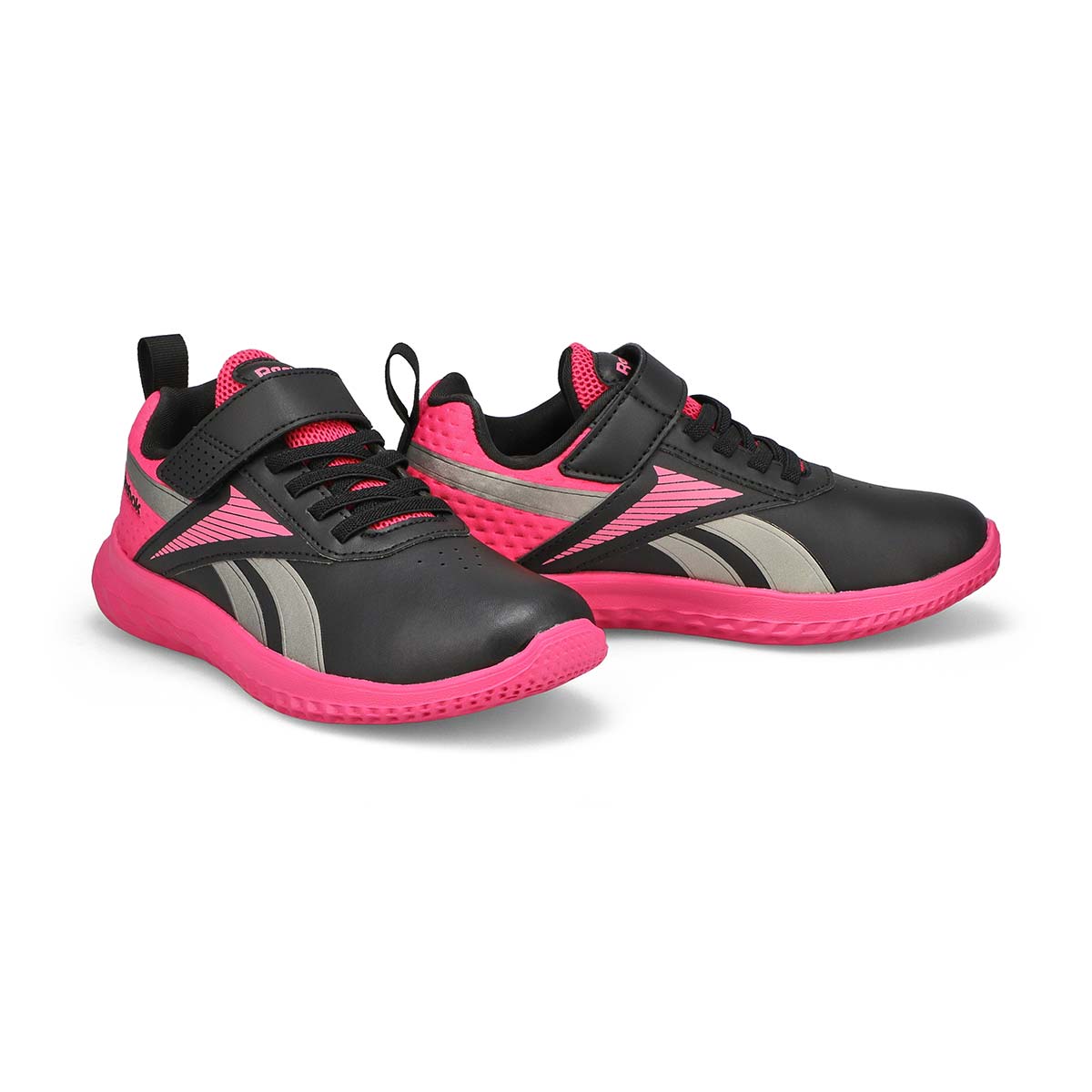 Kids Rush Runner 5.0 Lace Up Sneaker - Bold Pink/Black