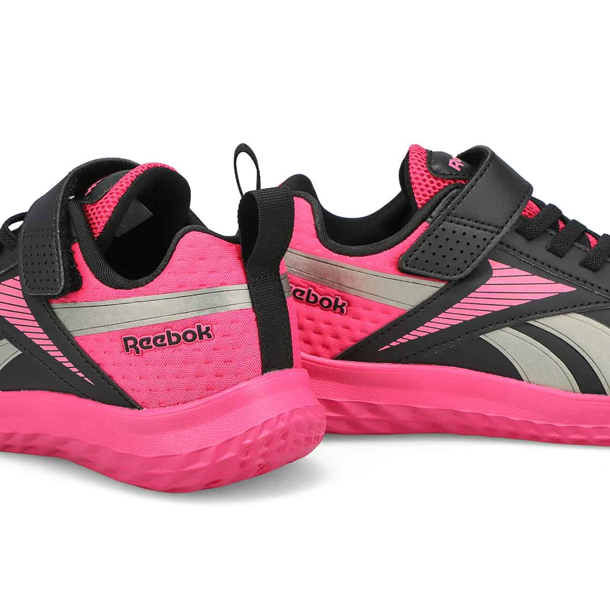 Kids Rush Runner 5.0 Lace Up Sneaker - Bold Pink/Black