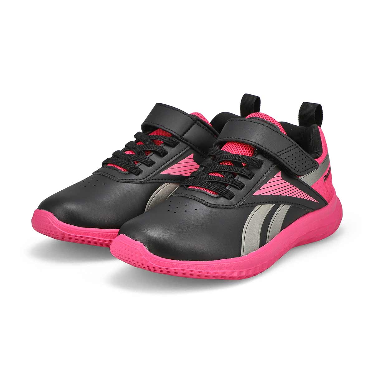 Kids Rush Runner 5.0 Lace Up Sneaker - Bold Pink/Black