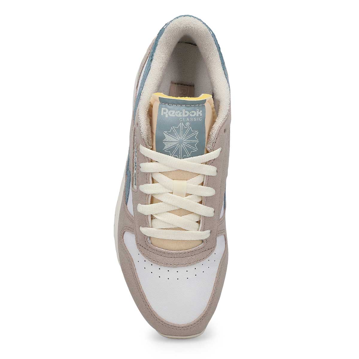 Women's Classic Leather Lace Up Sneaker - Moon/Moonstone/Soft Slate