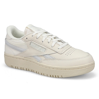 Lds Club C Double Revenge Lace Up Sneaker - Chalk/Alabaster