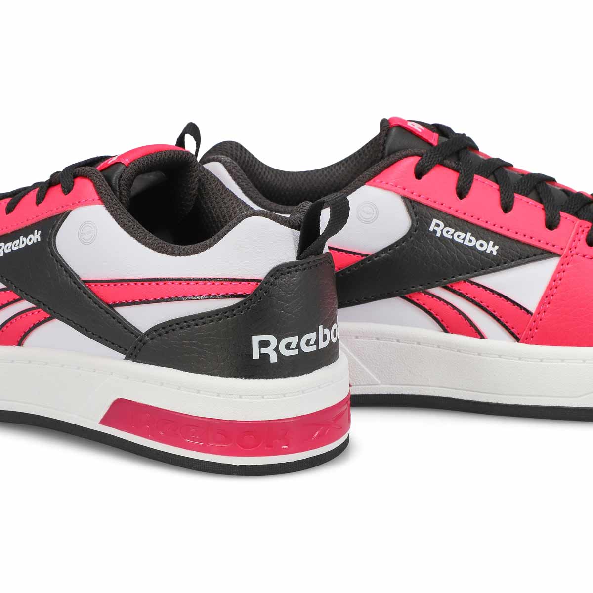 Girls'  Prime Step N Flash Lace Up Sneaker - Bold Pink/White/Black