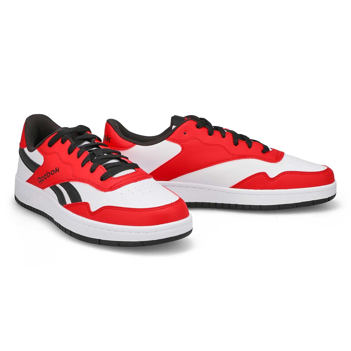 Men's BB 1000 Lace Up Sneaker - White/Vector Red/Black