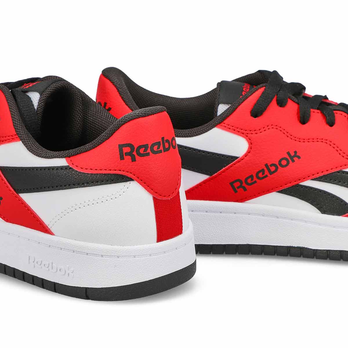 Men's BB 1000 Lace Up Sneaker - White/Vector Red/Black