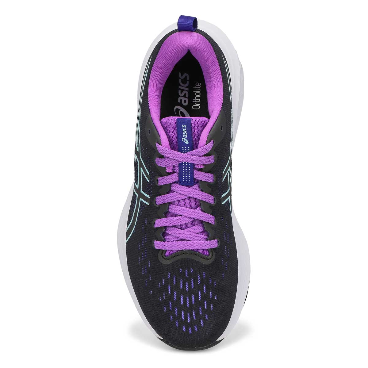 Women's Gel-Excite 10 Lace Up Sneaker - Black/Aqua