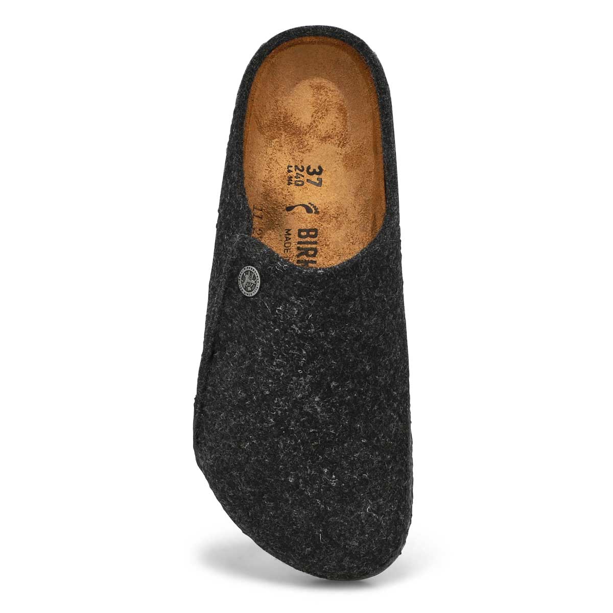 Women's Zermatt Narrow Slipper - Anthracite Wool