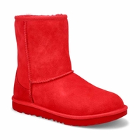 Girl's Classic II Sheepskin Boot - Samba Red