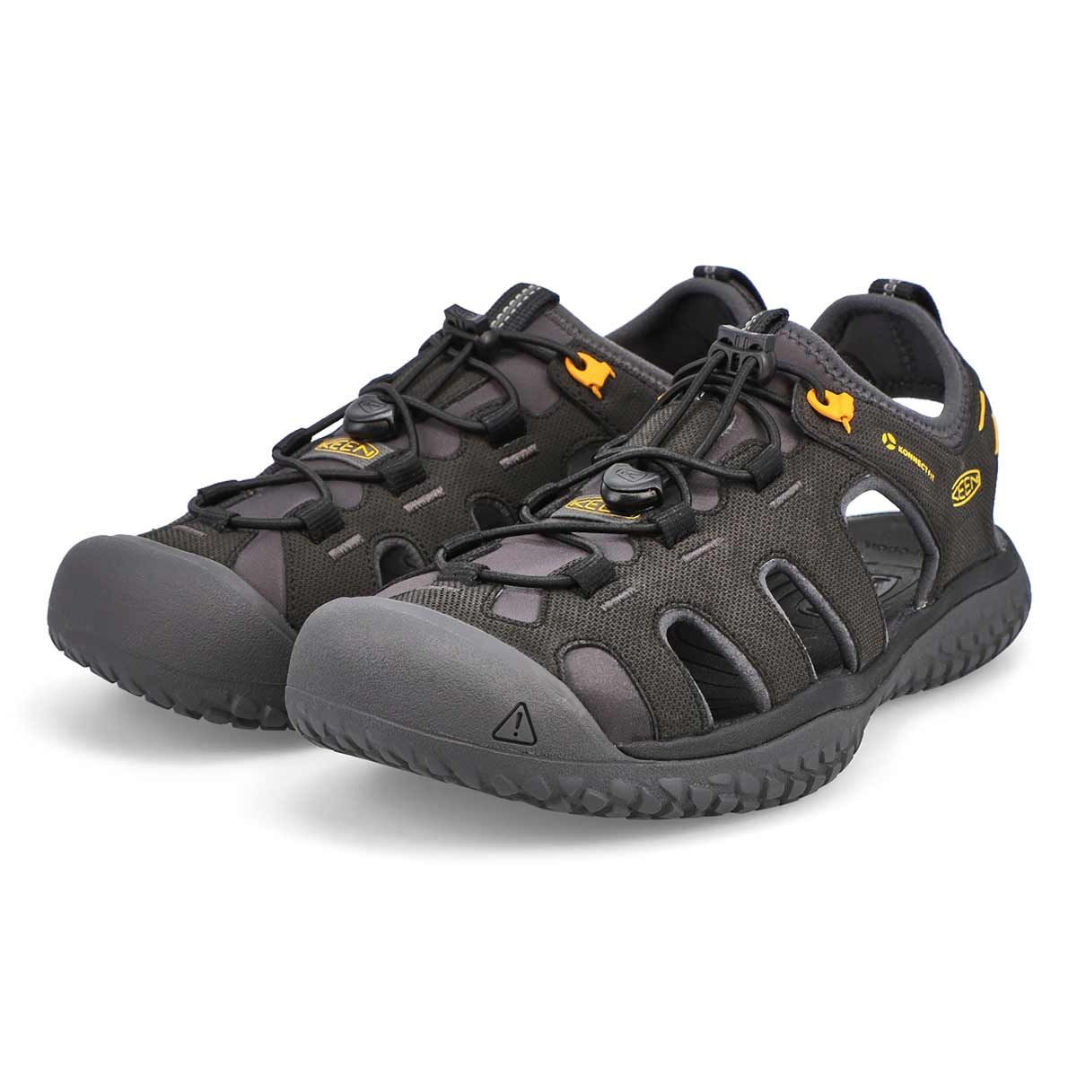 Keen Men's Solr Sport Sandal Black/Gold