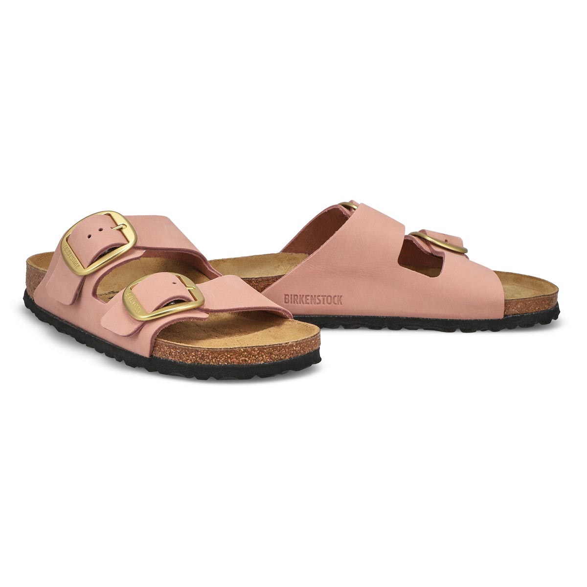 Women's Arizona Big Buckle Narrow 2-Strap Sandal - Soft Pink