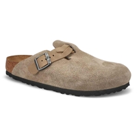 Women's Boston Braid Oil Leather Narrow Clog - Taupe