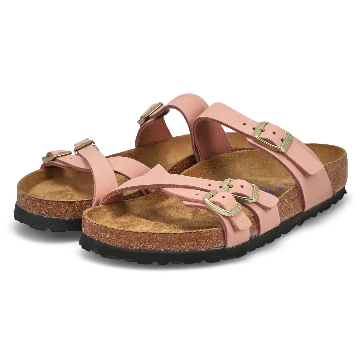 Women's Franca Nubuck Soft Footbed Sandal - Pink