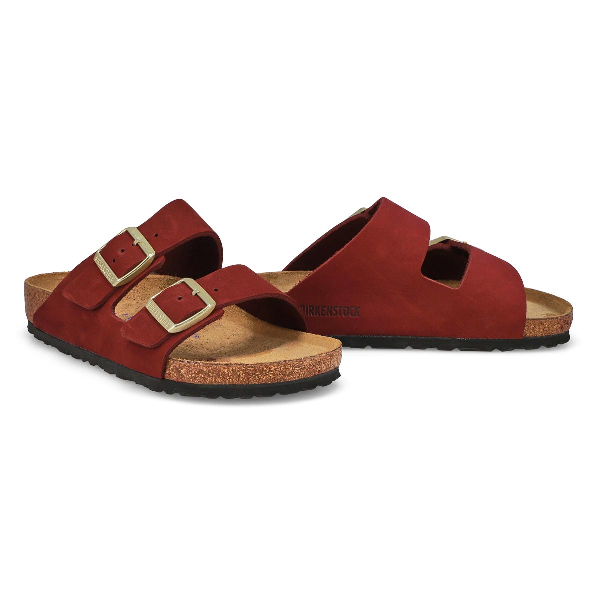 Women's Arizona Soft Footbed 2 Strap Sandal - Zinfandel