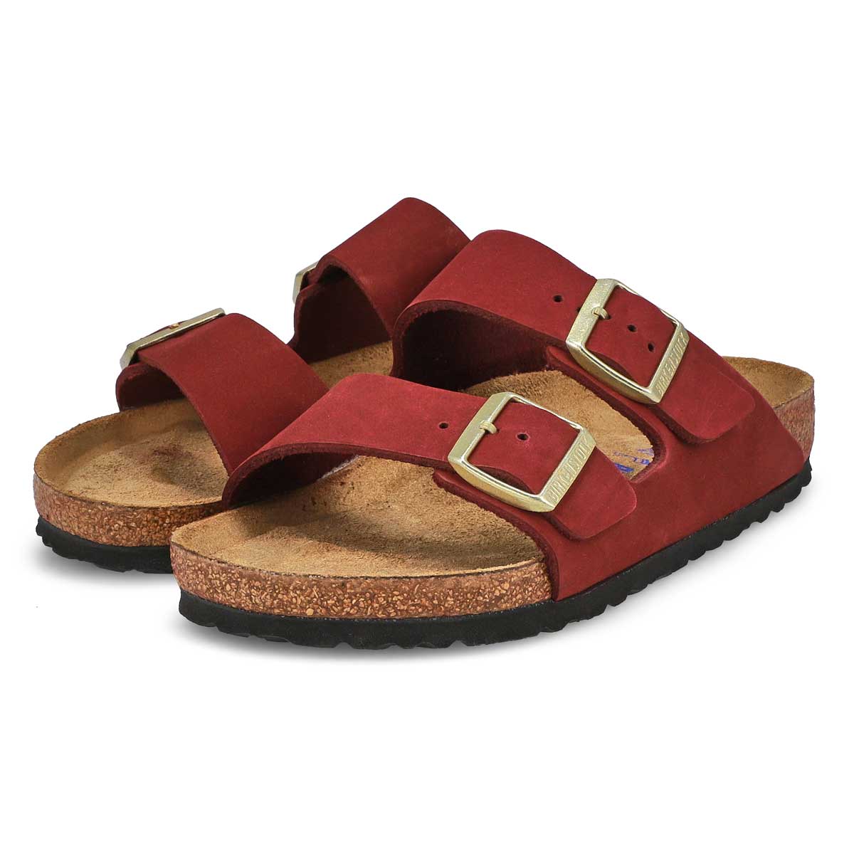 Women's Arizona Soft Footbed 2 Strap Sandal - Zinfandel