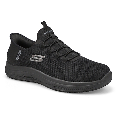 Lds Summits Slip Resistant Slip-Ins Wide Sneaker - Black