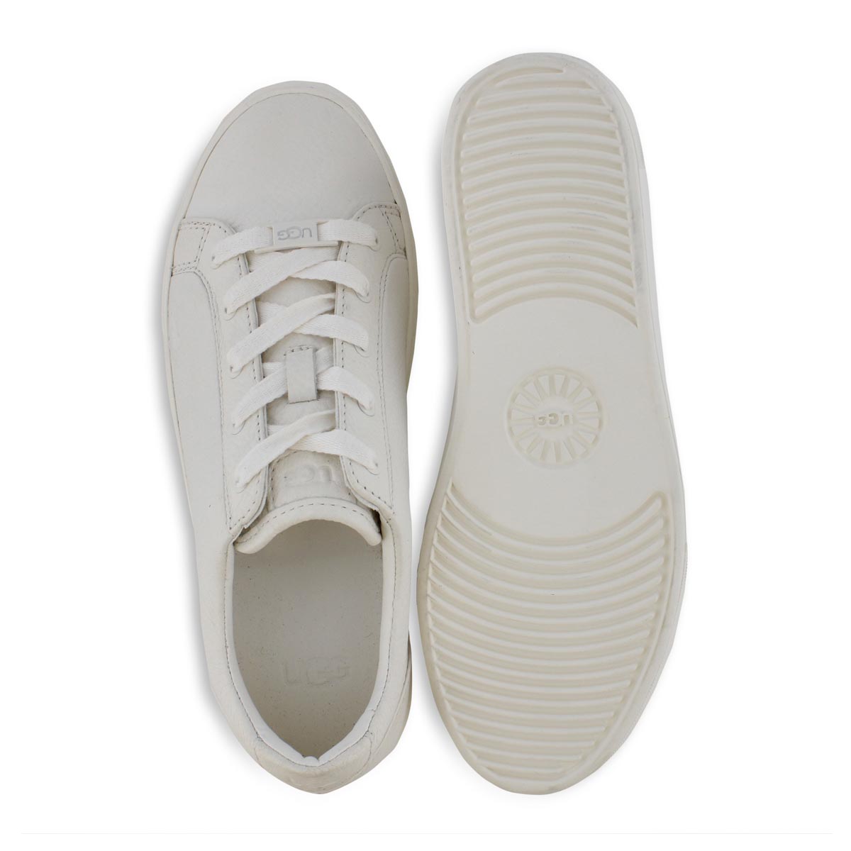 UGG Women's ZILO white lace up sneakers | SoftMoc.com