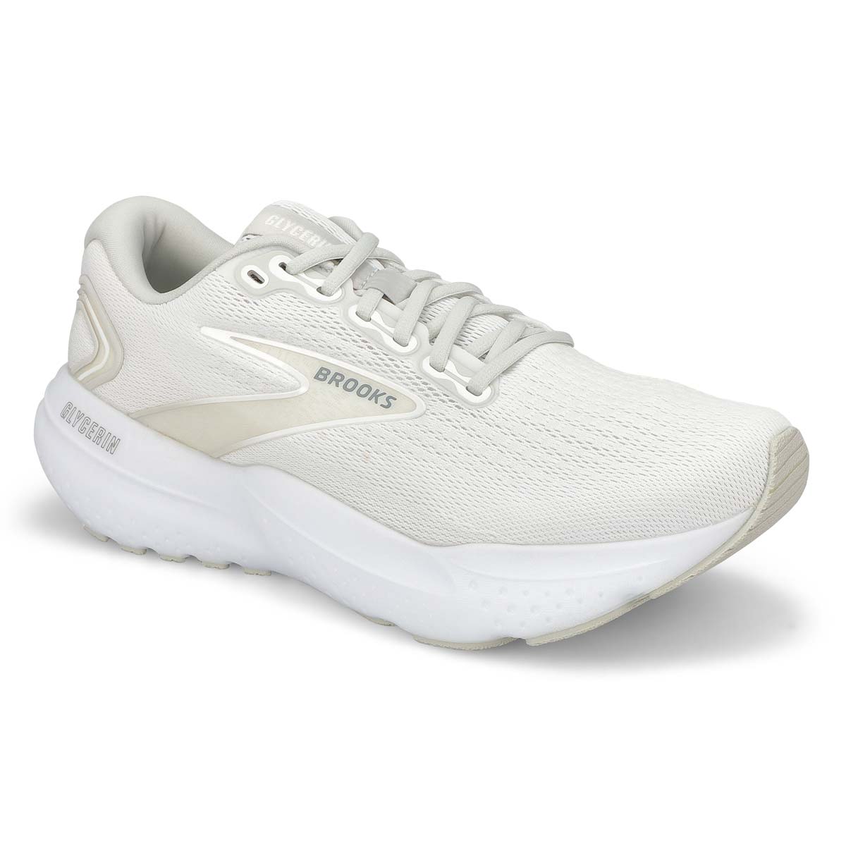 Men's Glycerin 21 Lace Up Performance Sneaker - White/ White/ Grey