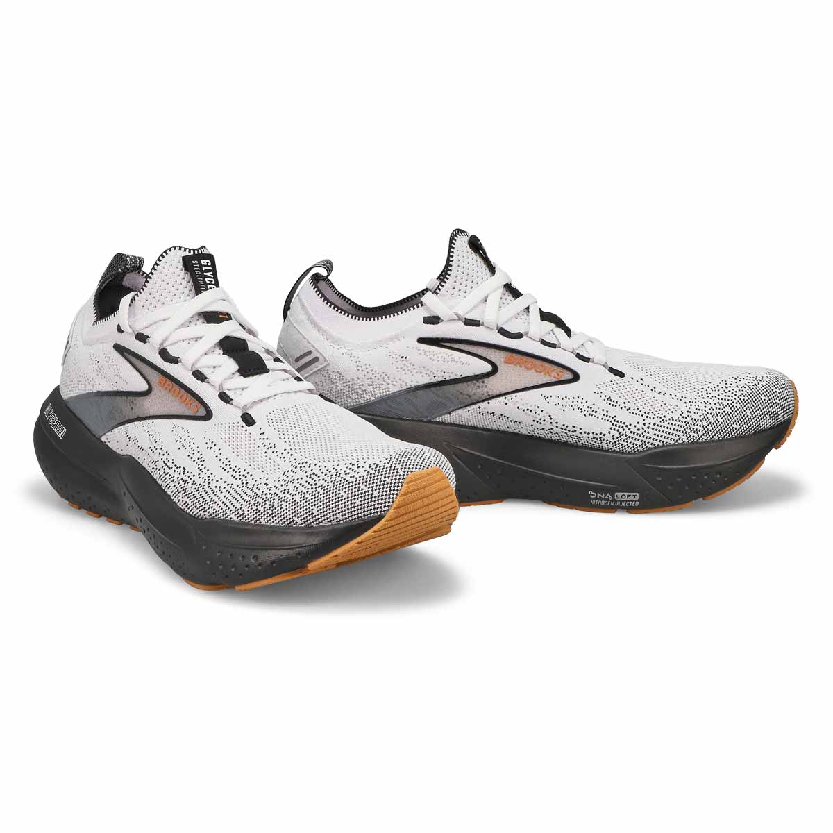 Baskets de performance à lacets GLYCERIN STEALTHFIT 21, blanc/gris/noir, hommes