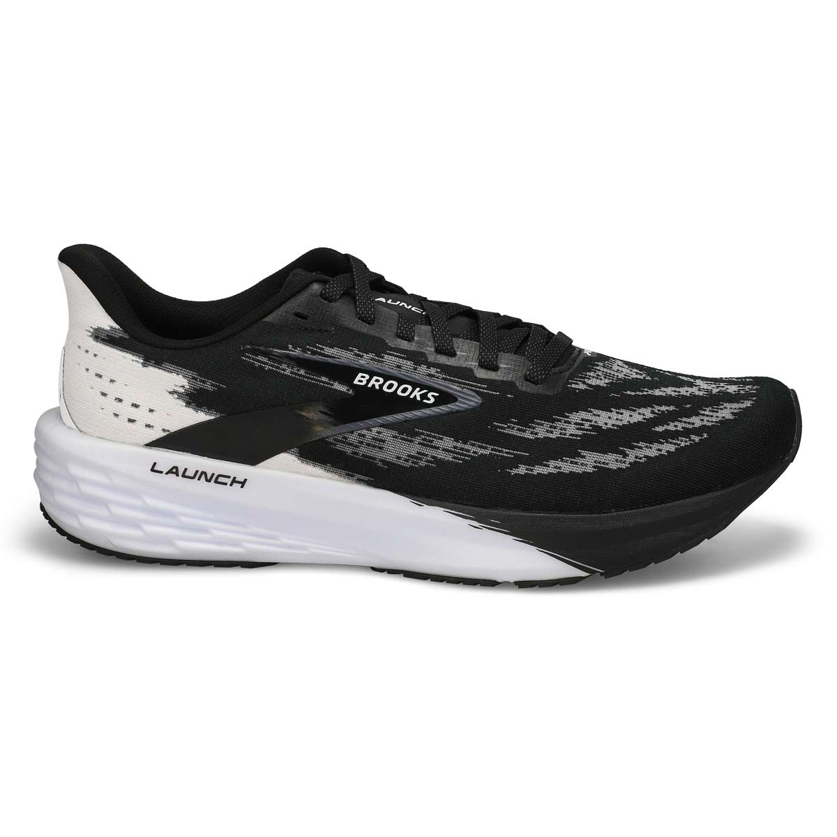 Men's Launch 11 Lace Up Performance Sneaker - Black/White