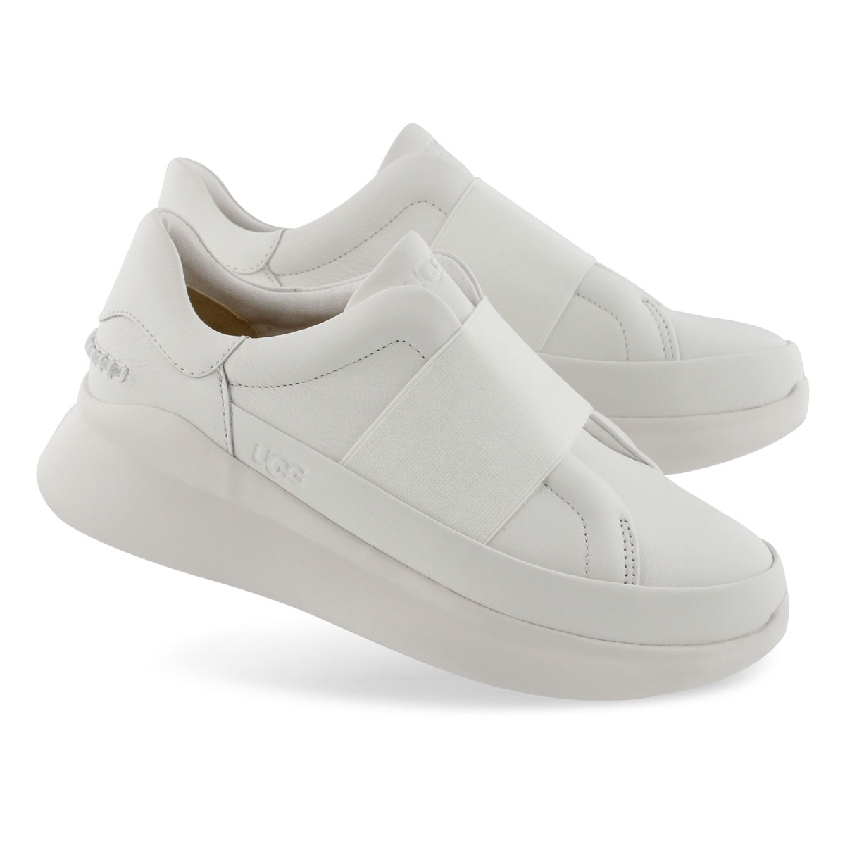 UGG Women's LIBU white slip on sneakers | SoftMoc.com