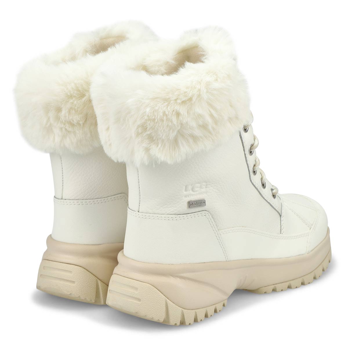 UGG Women's Yose Fluff Winter Boot White SoftMoc USA